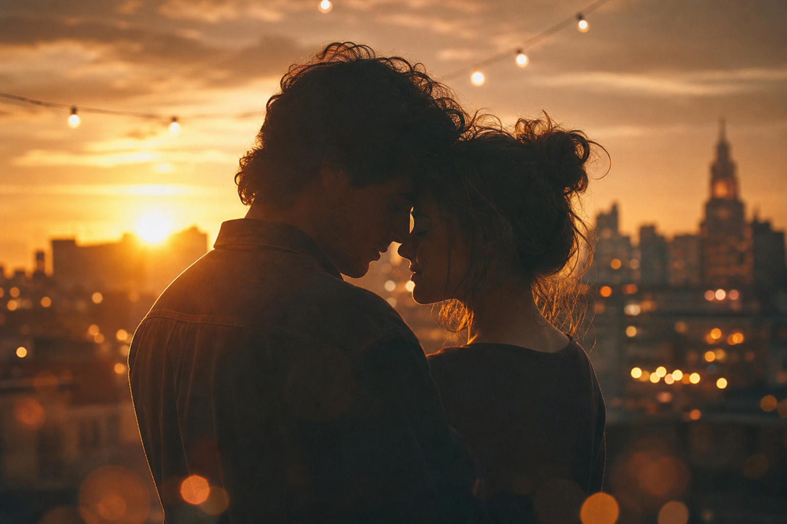 Romance short film still